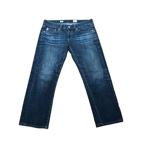 AG Adriano Goldschmied Women’s Tomboy Crop Relaxed Straight Jeans, Size 25R - Picture 2 of 15